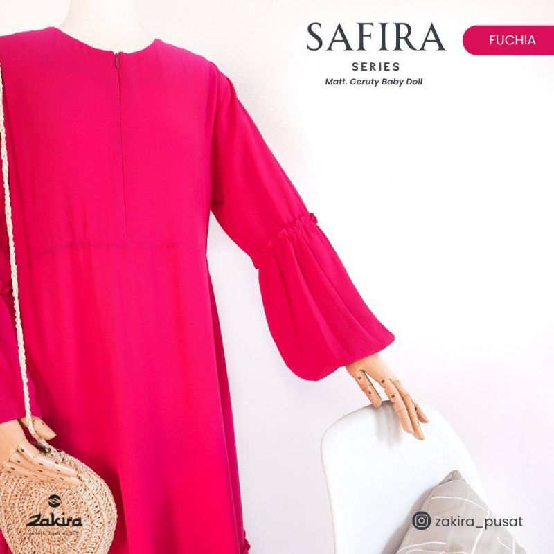 zakira gamis safira gamis only gamis premium gamis kekinian bahan ceruti baby doll