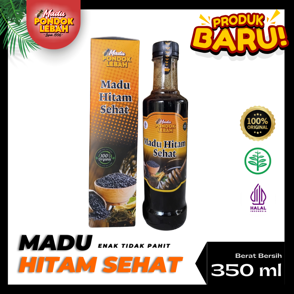 

Madu Hitam Sehat Pondok Lebah - 350ml