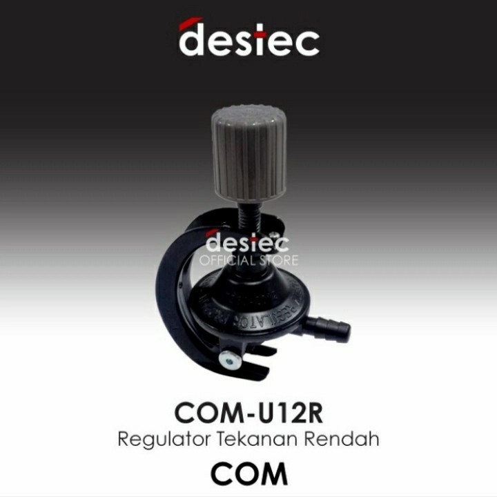 Regulator Gas Putar Destec Tanpa Meter Tekanan Rendah COM U12R