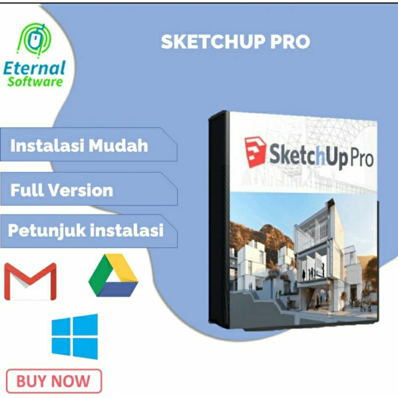Sketchup Pro 2023 Full Version No Trial Permanen Full Lisensi Software Desain 3D Software Desain Rum