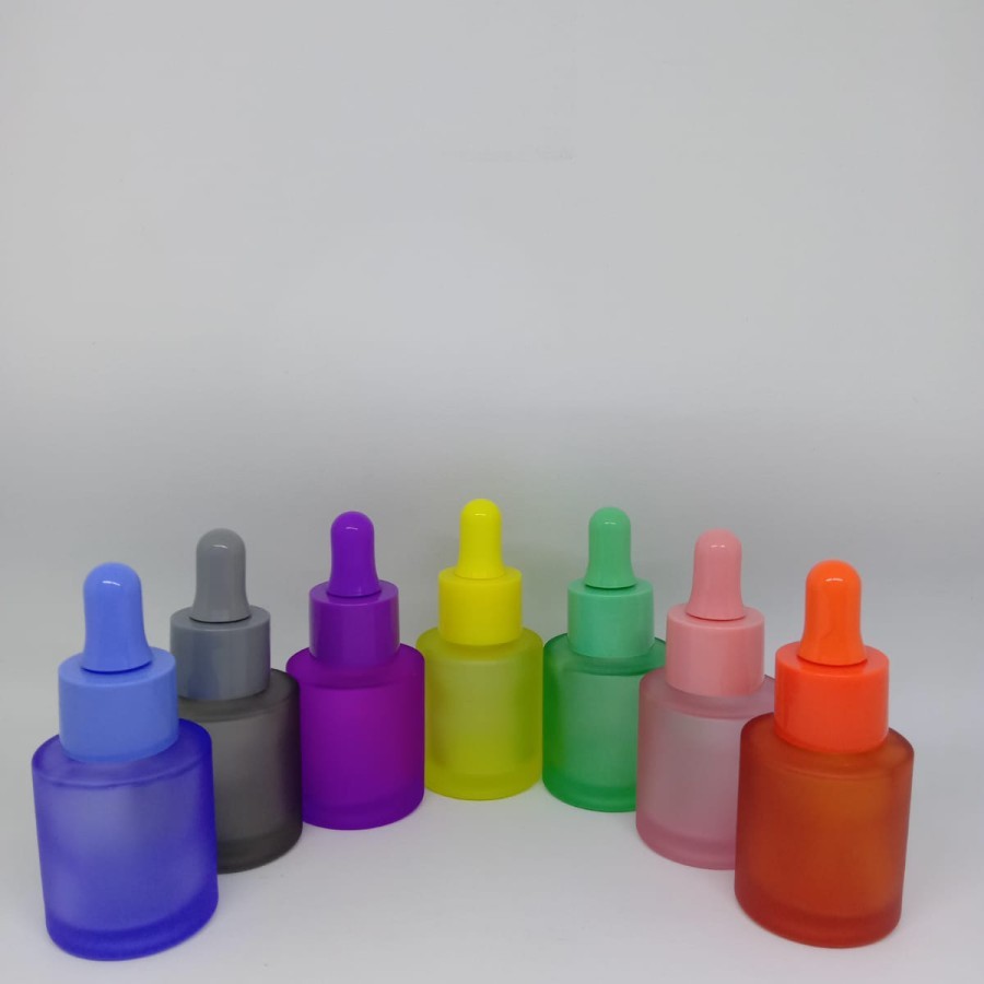 Botol Serum Warna 20ml Pipet
