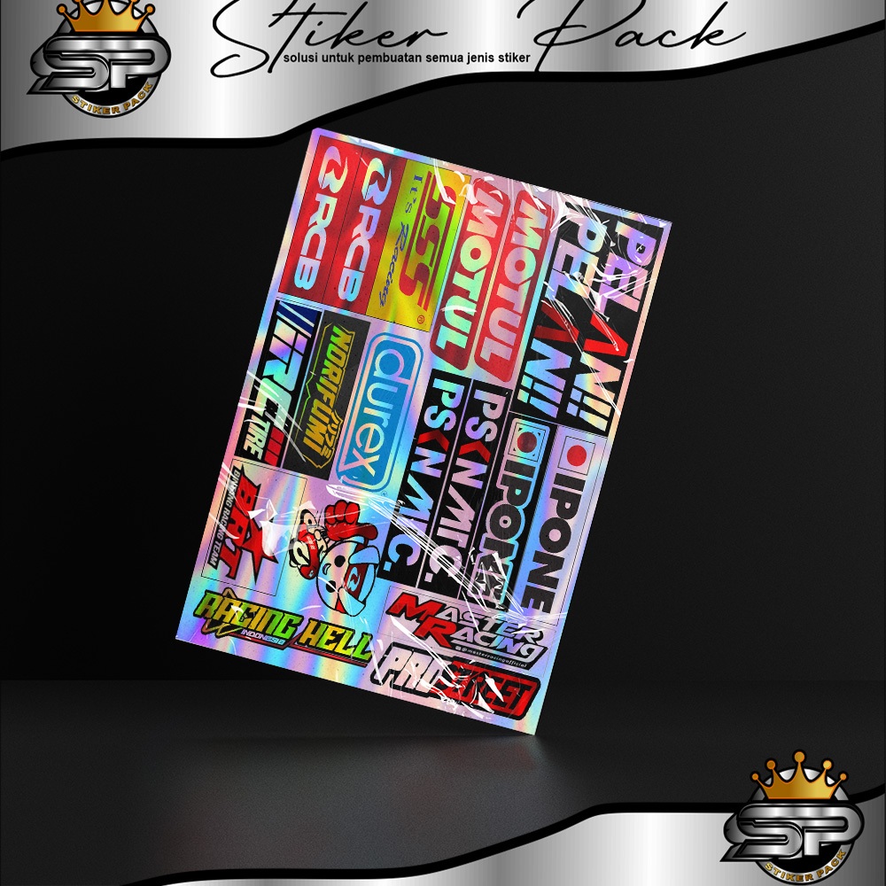 Sticker STIKER PACK PELAN GOPRO TK RACING PROSTREET DAYTONA HONDA GANK