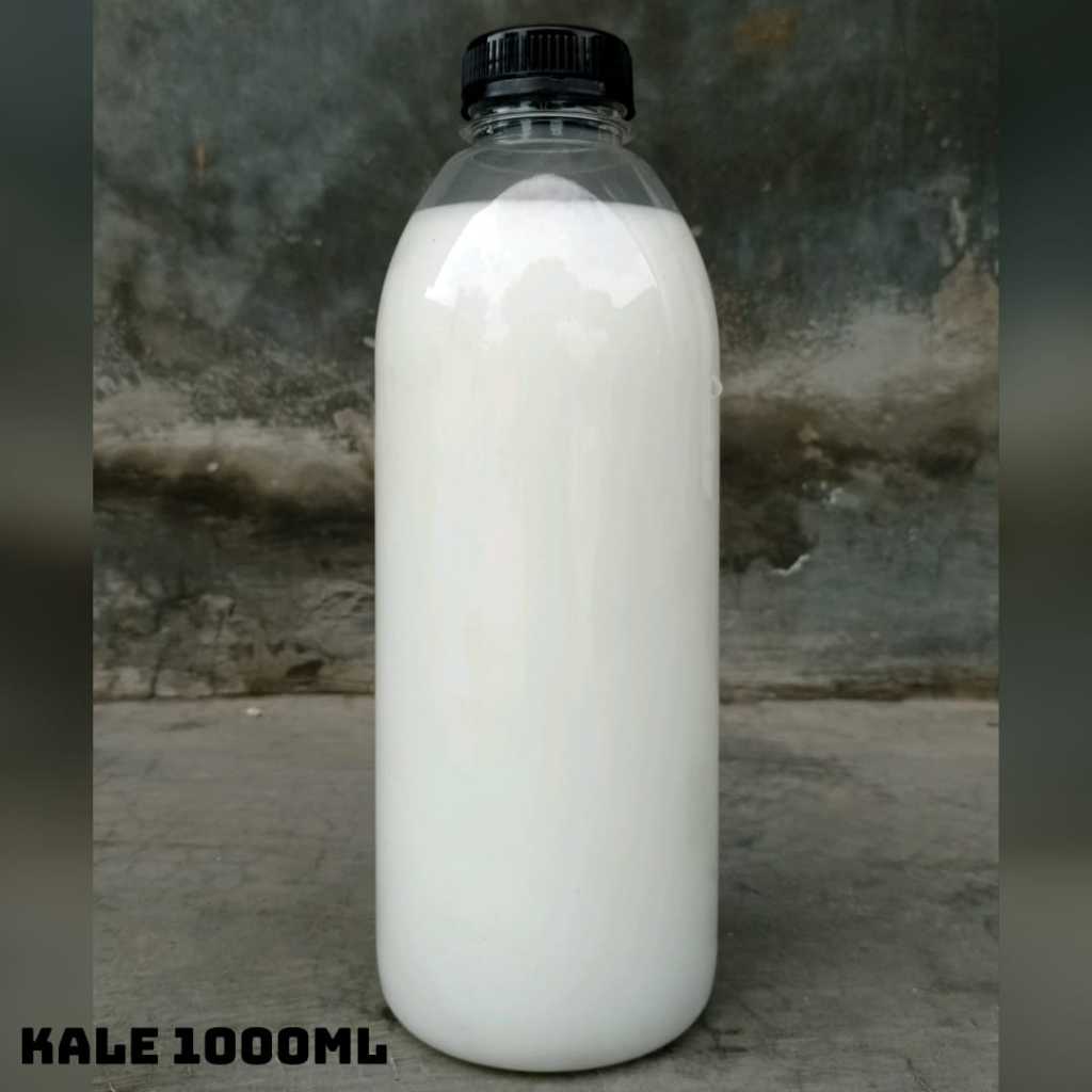 PROMO botol kale 1000ml 1000 ml 1 liter botol plastik tebal tutup lebar