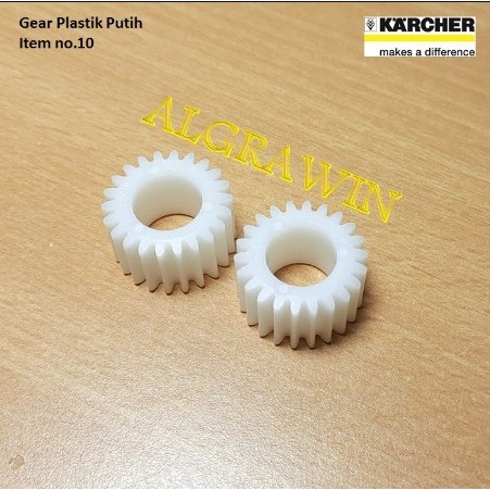 Karcher Spare Part PLANET WHEEL Gear Plastik Putih COMPATIBLE  K1 K2