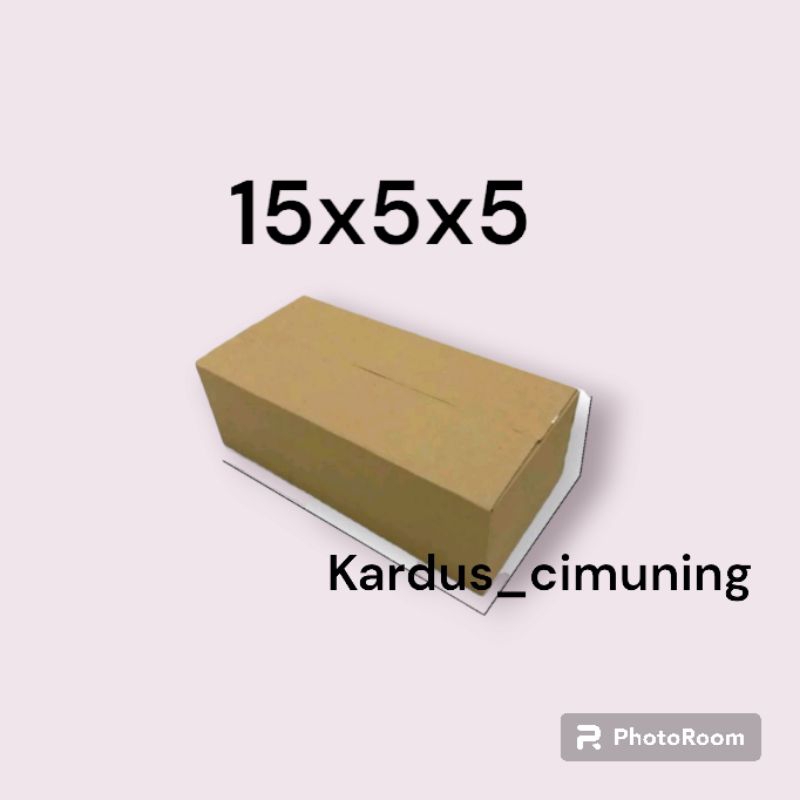 

kardus box packing 15x5x5
