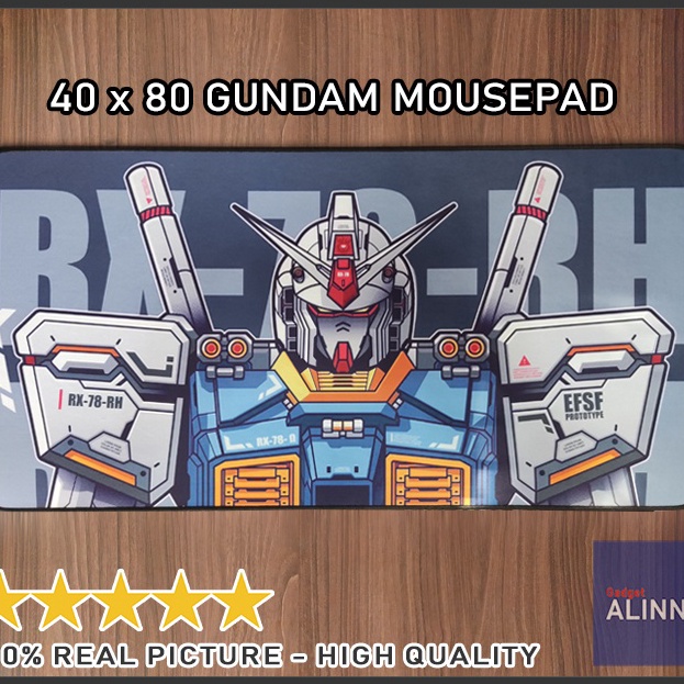 SALE Mousepad Gundam RX-78-RH Mousepad 40 x 80 Gundam RX - 78