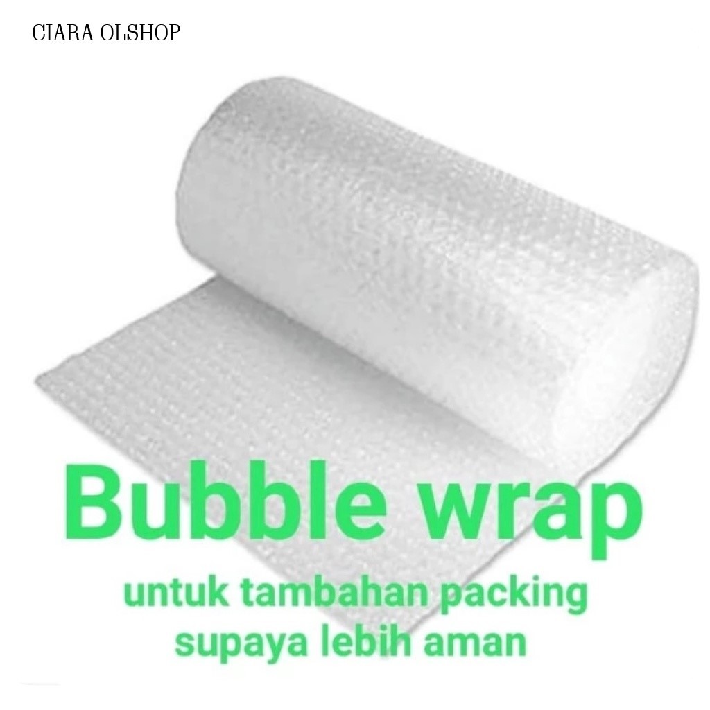 

Bubble warp tambahan packing agar aman dan savety