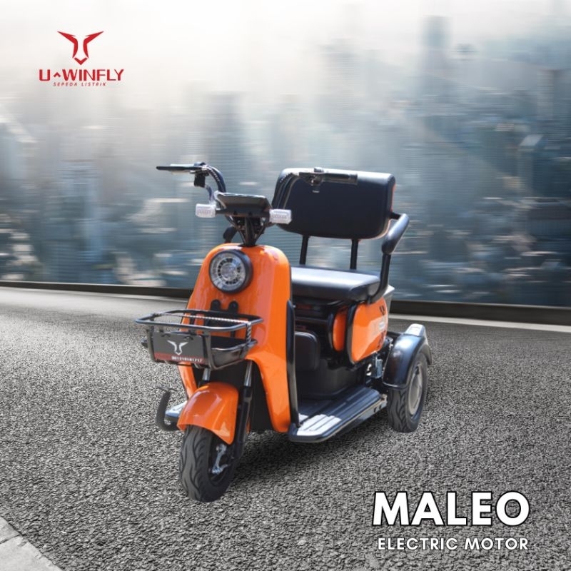 Sepeda Listrik Roda 3 UWINFLY MALEO Terbaru 1500 Watt Garansi Resmi