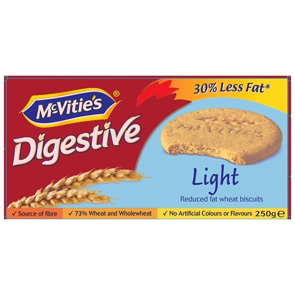 Mc Vities Digestive Light Biscuit 250 g