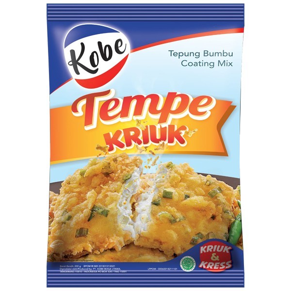 

Kobe Tepung Bumbu Tempe Kriuk 200 g