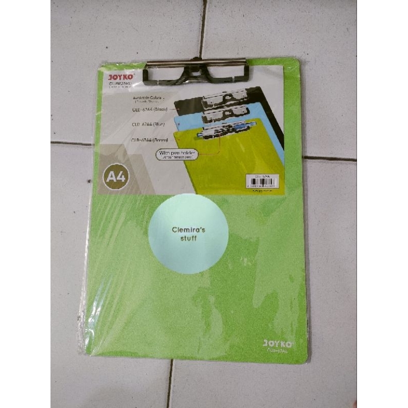 

JOYKO CLIP BOARD A4 (PAPAN UJIAN)