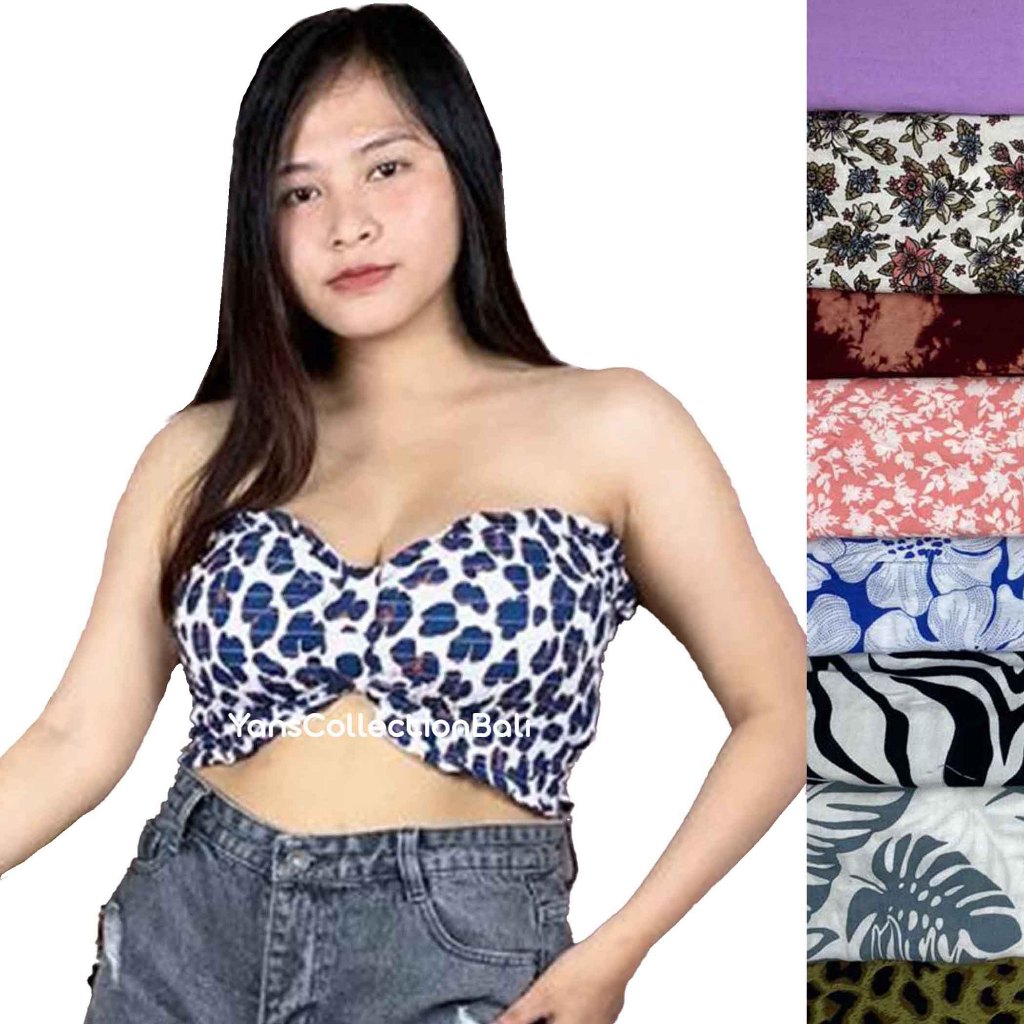 Kemben kerut pita pantai rayon Bali inner