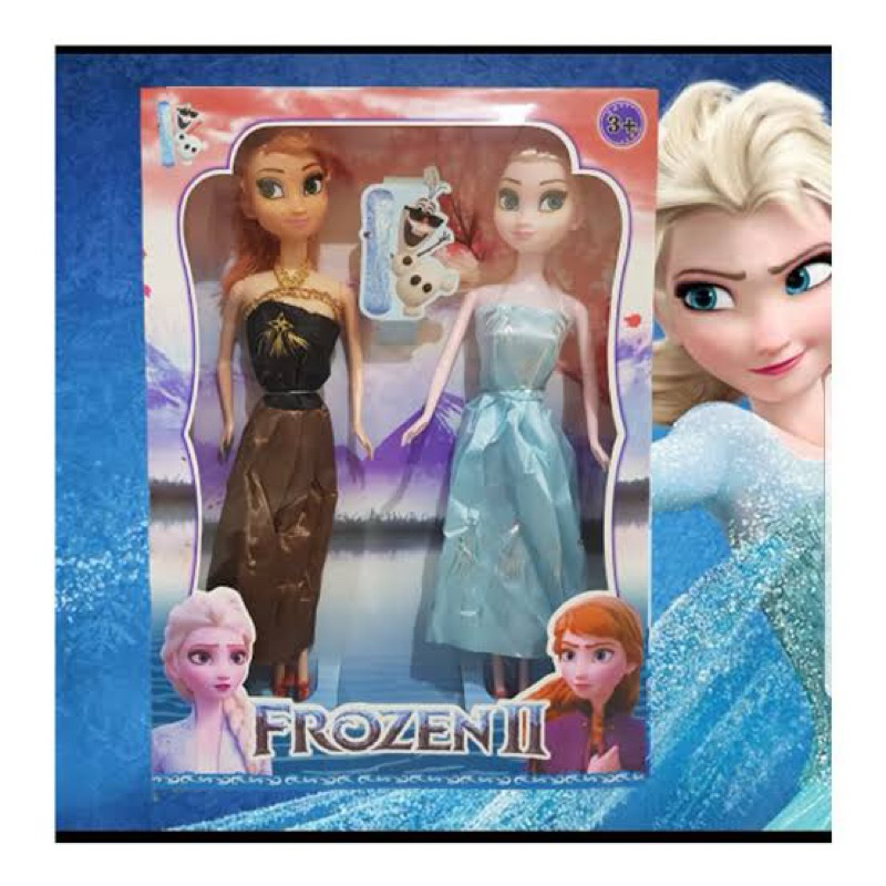 (BISA COD) MAINAN ANAK BONEKA FROZEN ELSA DAN ANNA UKURAN BESAR / MAINAN BONEKA ANAK PEREMPUAN FROZE