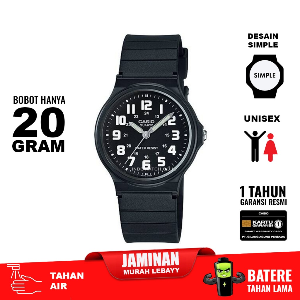 Casio MQ-71-1B mq71 mq 71 original garansi resmi