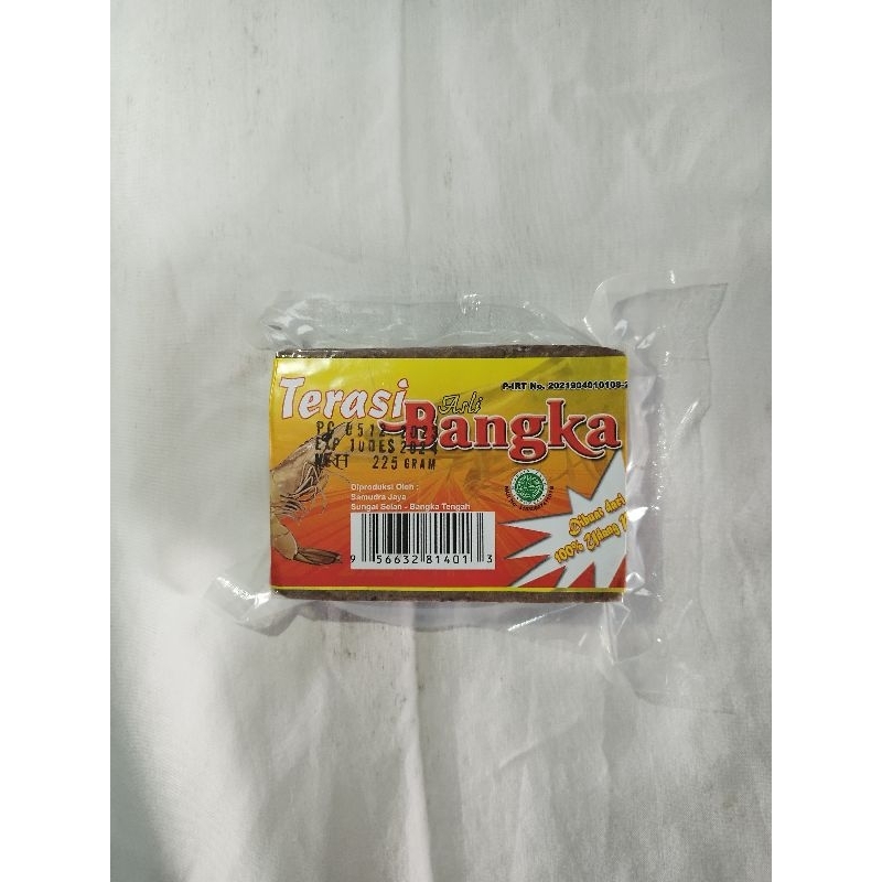 

TERASI ASLI BANGKA 100% UDANG ASLI 225gram