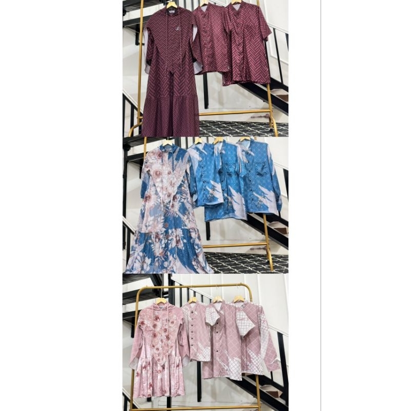 PO KOKO ZIFANA 10-12 COUPLE AYAH DAN ANAK KATUN BY HALIZA STYLE SYARI