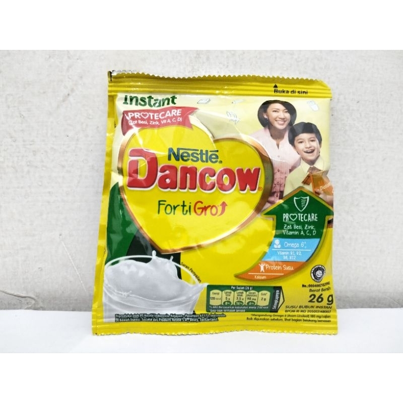 

DANCOW Fortigo Susu Bubuk Renceng (10 SACHET) / Dancow Sachet Putih ( 10 x 26gram )