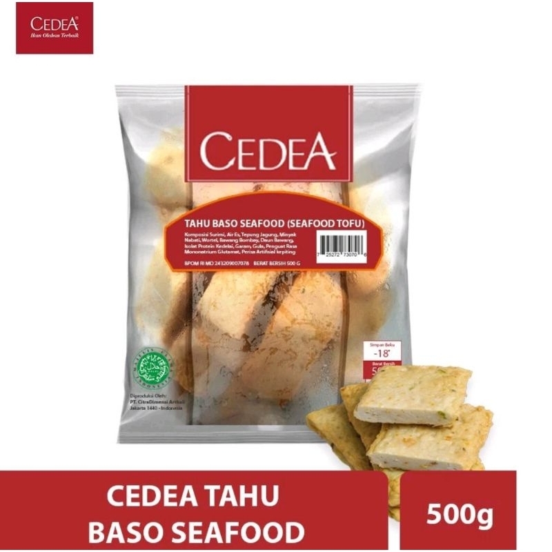 

Cedea Baso Tahu Seafood Tofu 500gr