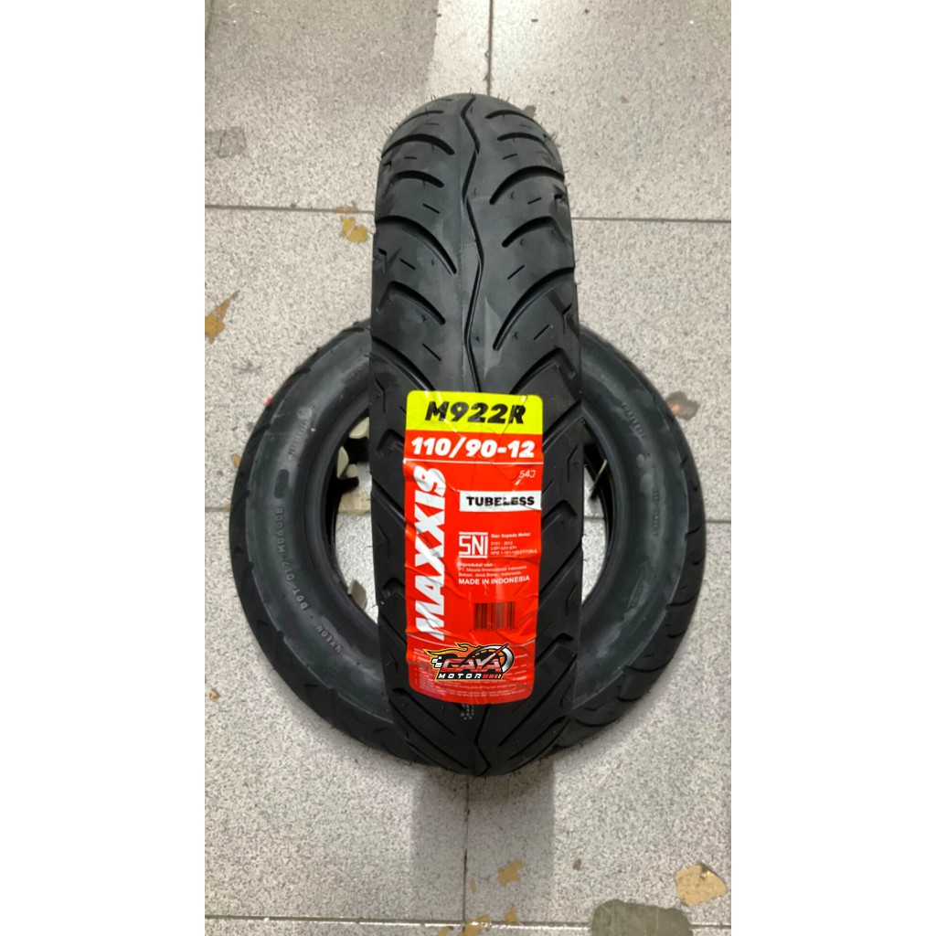 BAN MAXXIS M922R 110-90-12 M922F 100/90-12 TUBELESS