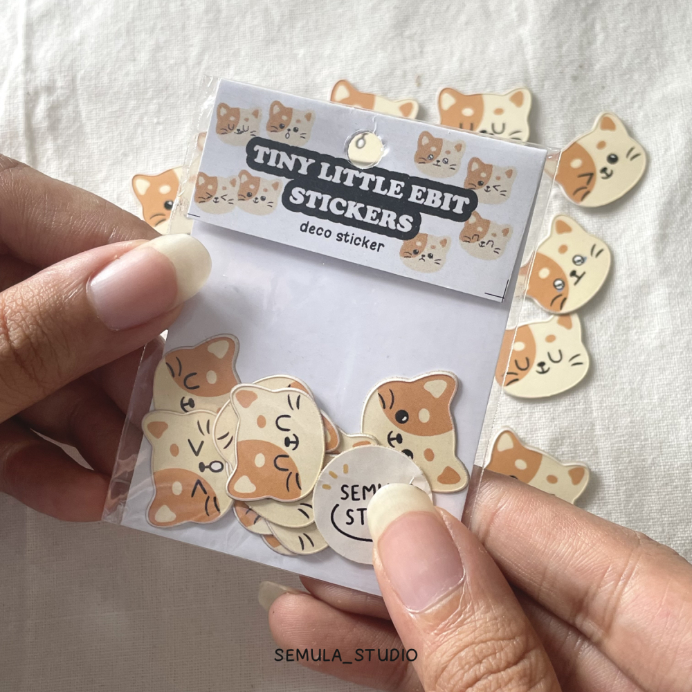 

Tiny Little Ebit | Die Cut Sticker - Semula Studio