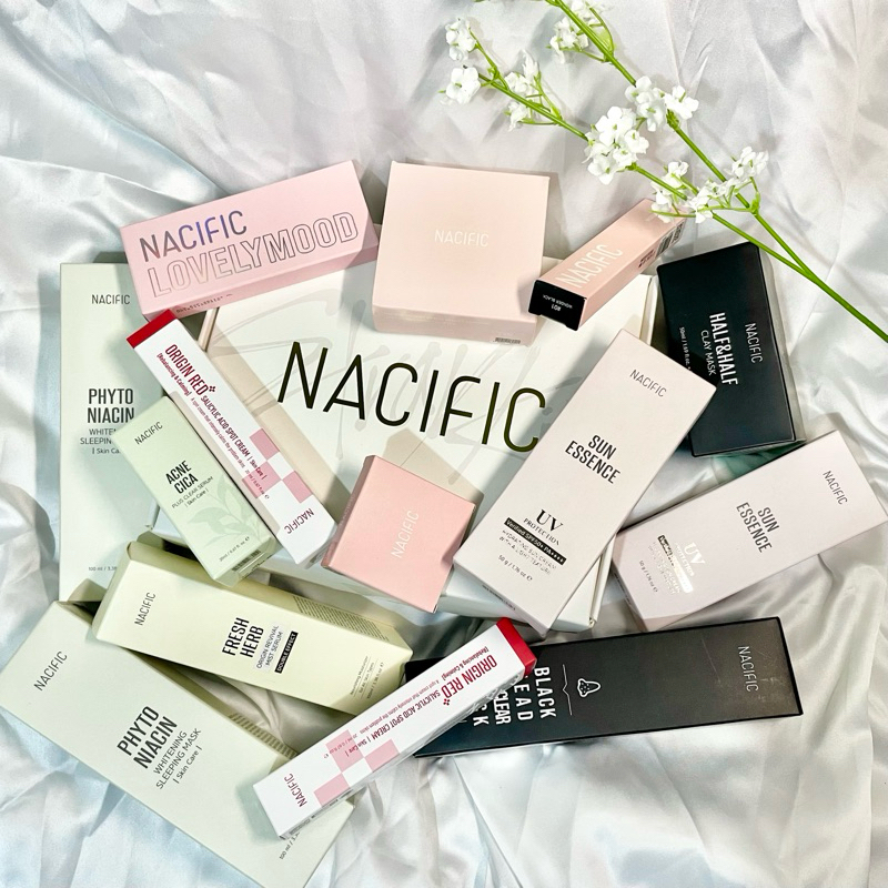 [Ready Stock] NACIFIC x SKZ Share Produk Pink AHA BHA Acne Cica Phyto Niacin Fresh Herb Origin Red R