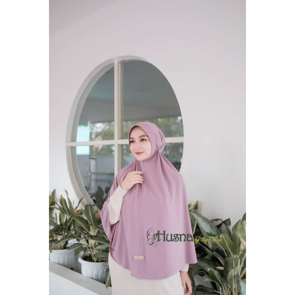 Hijab SAHARA Jumbo by Husna/Hijab Bergo Tali Kepang