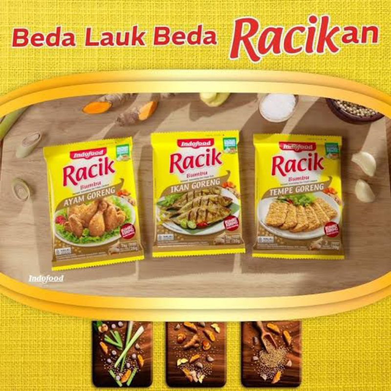 

Bumbu Masak Indofood Bumbu Racik Instan Bumbu Siap Saji [ Harga Per Sachet ]