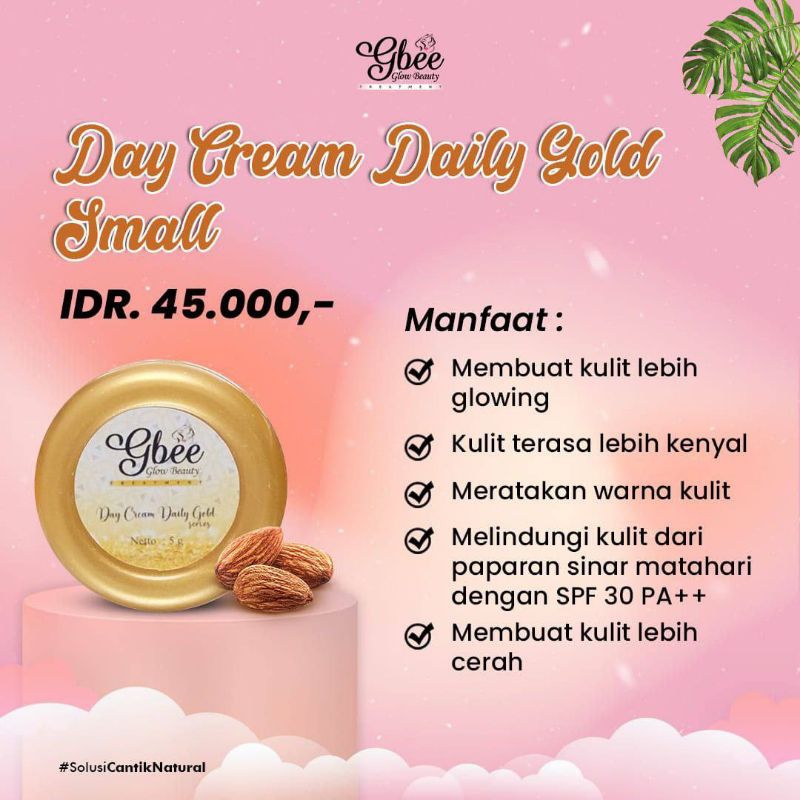 glow beauty day cream gold small