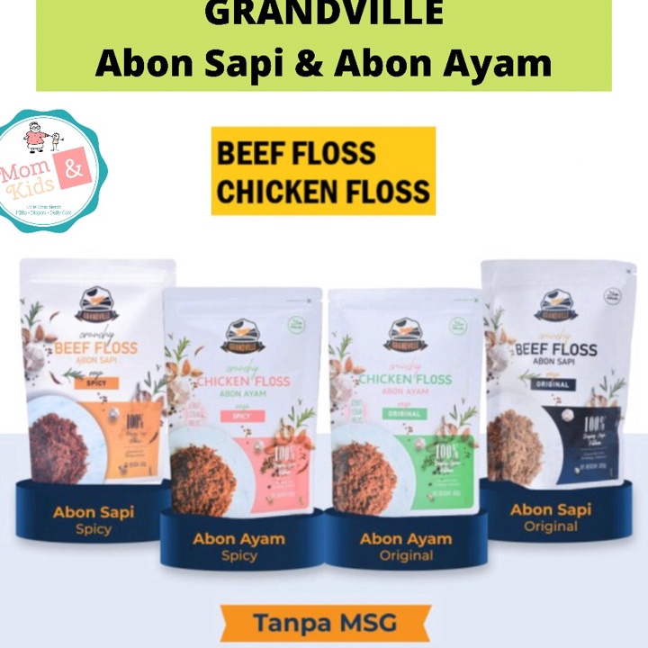 

Model Terkini Grandville Abon Sapi Ayam 100 gr - Grandville Crunchy Beef Chicken Floss 100 gr