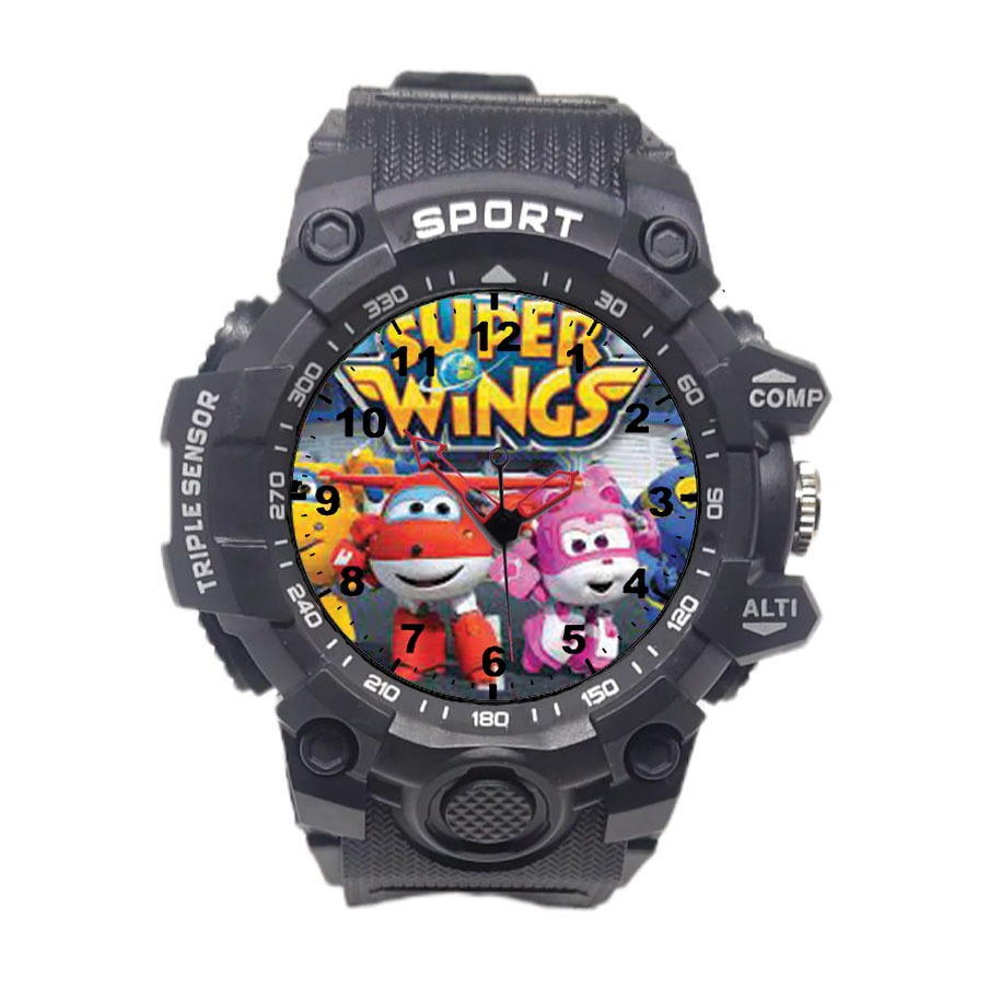 Jam tangan anak lucu super wings anti air