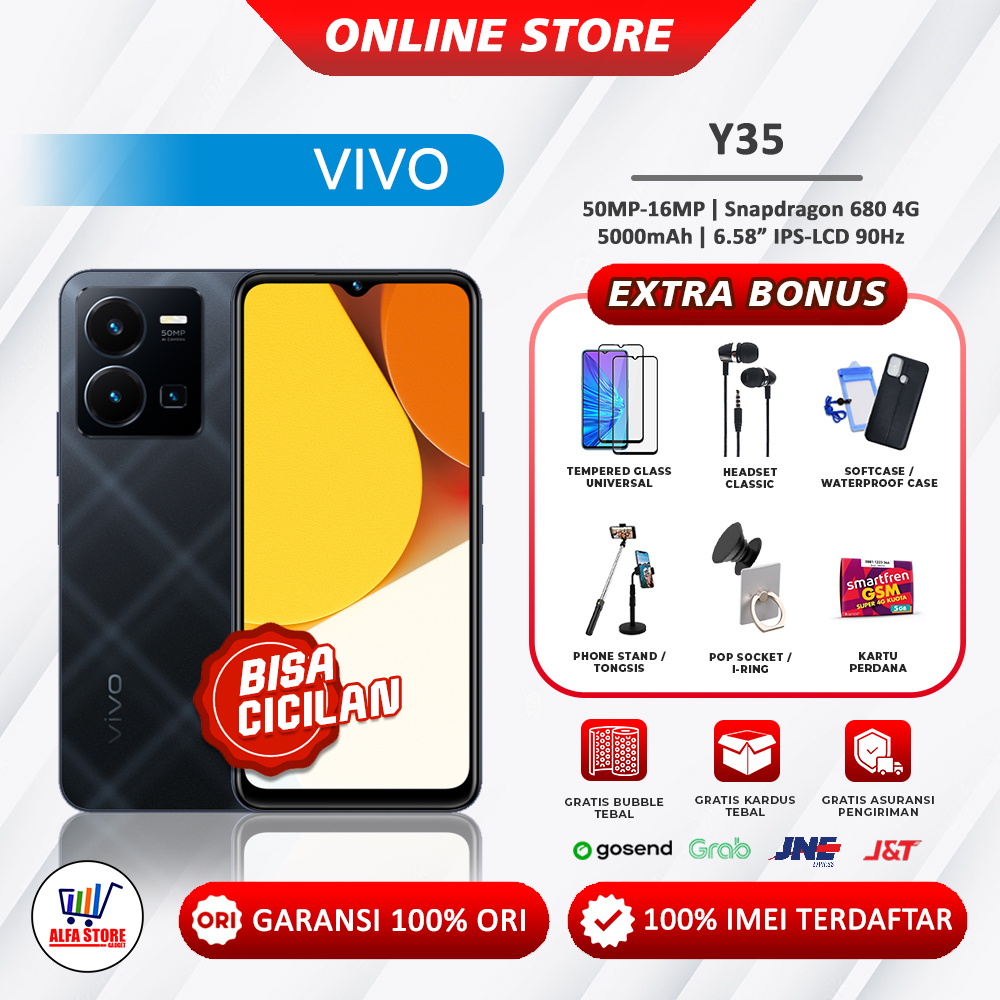 VIVO Y35 RAM 8/128 GARANSI RESMI