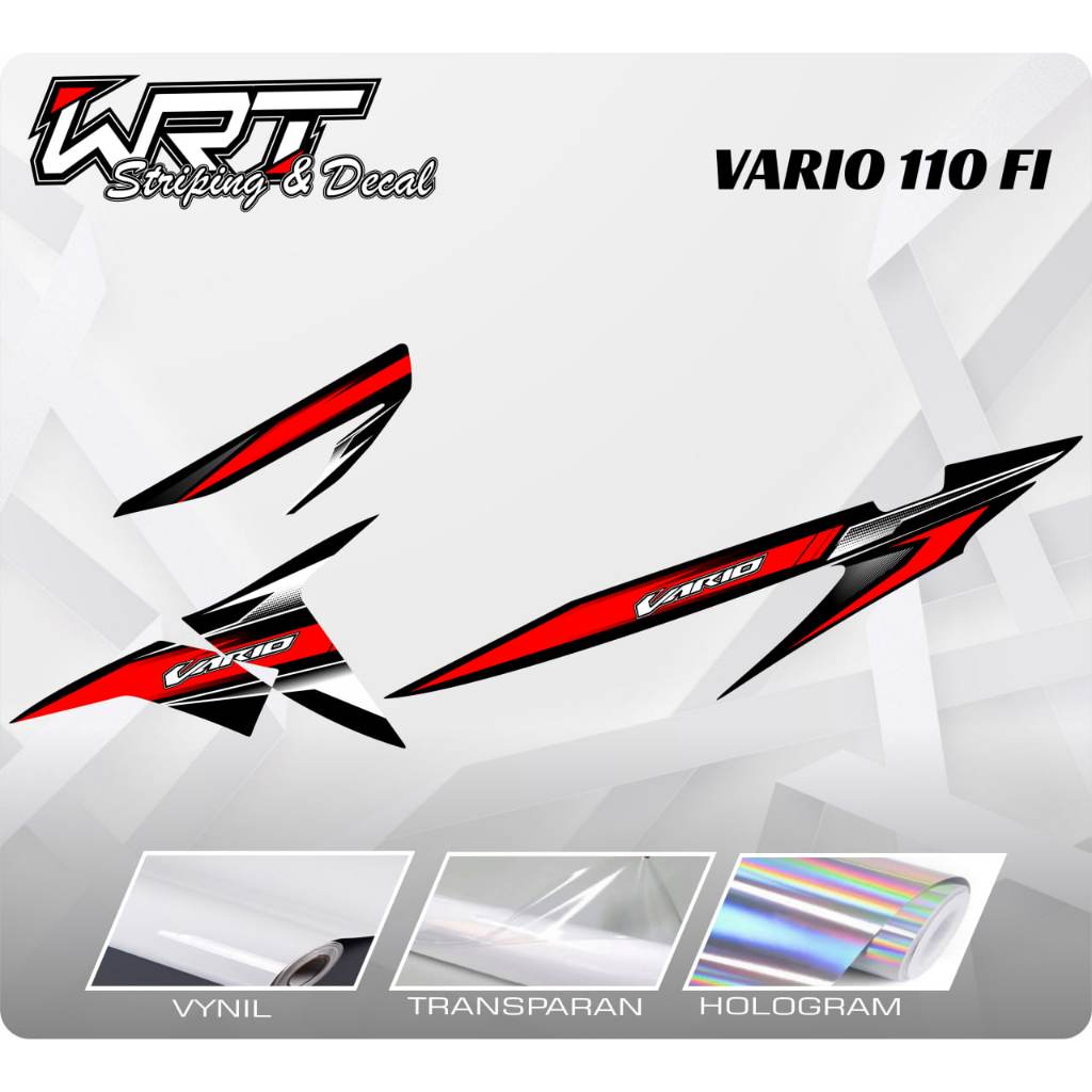 Striping Vario 110 Fi-Stiker Vario 110 FI Racing v1