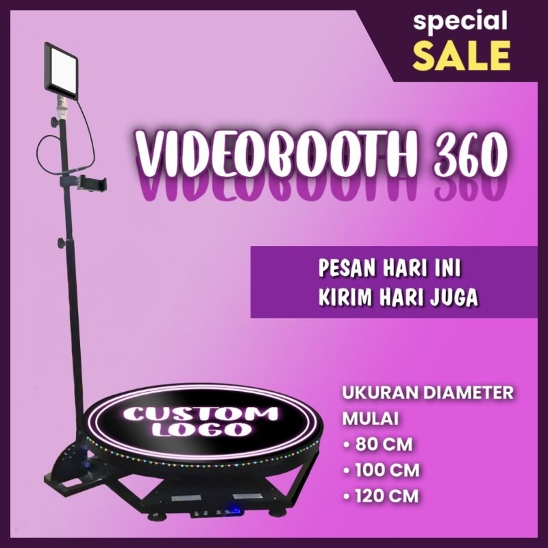 VIDEOBOOTH 360 PHOTO BOOTH SPINNER 360