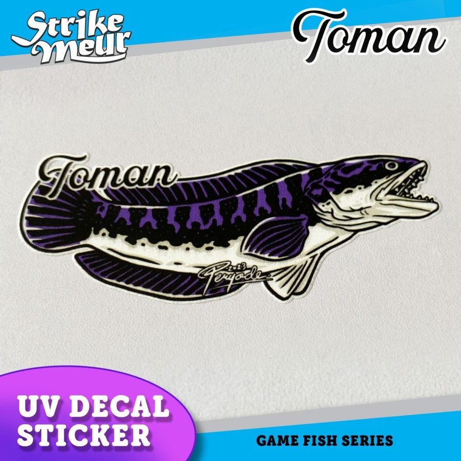 STICKER IKAN TOMAN / UV DECAL