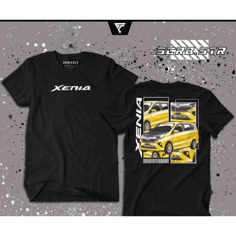 KAOS MOBIL XENIA NEW MODEL LOGO DEPAN BELAKANG