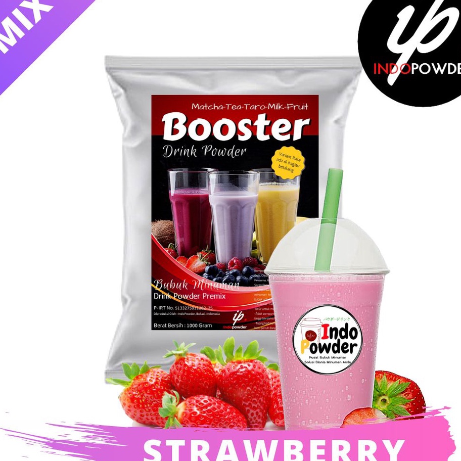 

Bestseller Bubuk Minuman STRAWBERRY 1Kg Untuk Minuman Kekinian