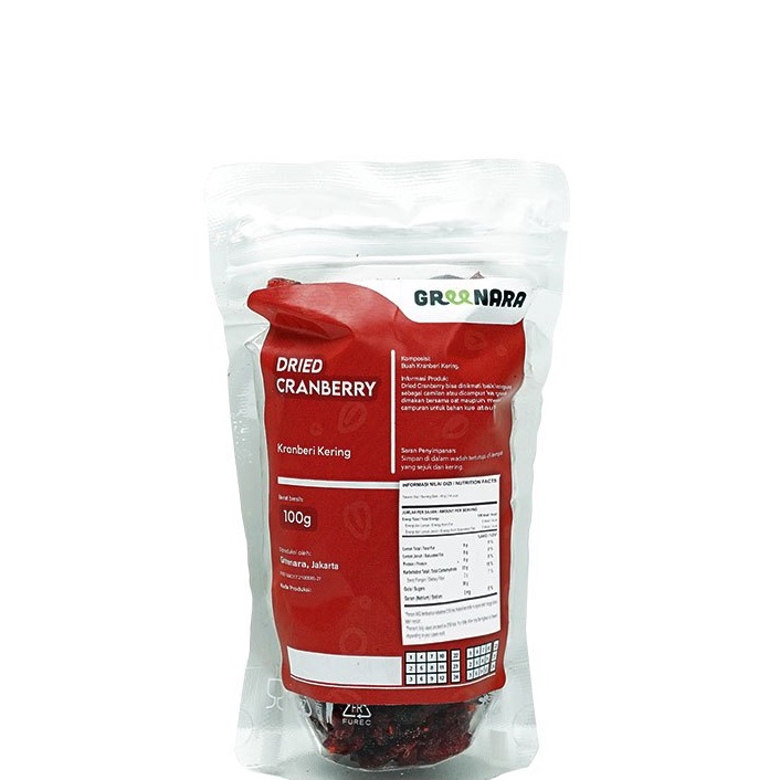 

Terlaku. Cranberry Kering 100gr / Dried Cranberry