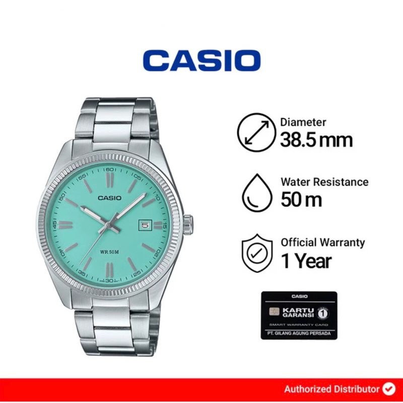 Jam Tangan Pria Casio MTP-1302PD-2A2VDF / MTP-1302PD-2A2 Original