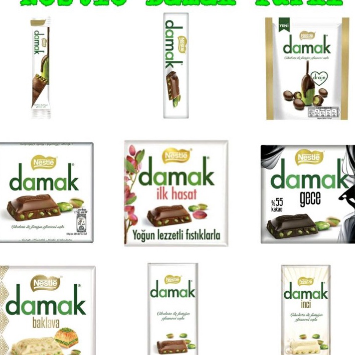 

Terlaris COKLAT NESTLE DAMAK TURKI DAMAK BAKLAVA | TURKISH CHOCOLATE | COKLAT PISTACHIO | DAMAK GECE | OLEH OLEH TURKI