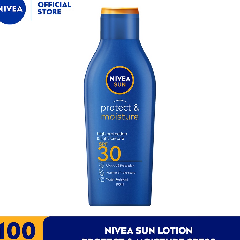 Terbaru NIVEA Sun Protect & Moisture Lotion SPF 30 - 100 ml