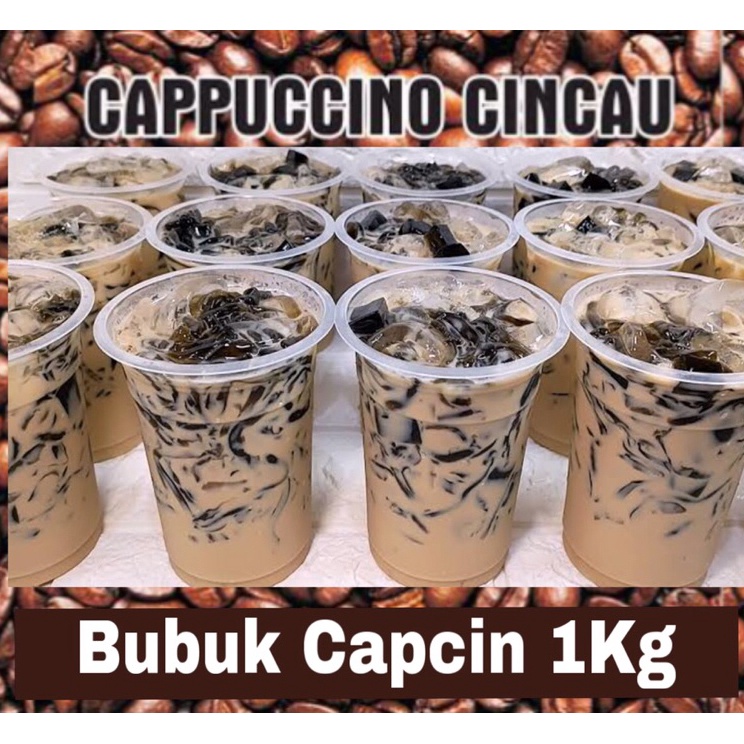 

Ready Bubuk Cappucino 1kg Capcin cappucino cincau StarBuk IBF GROSIR