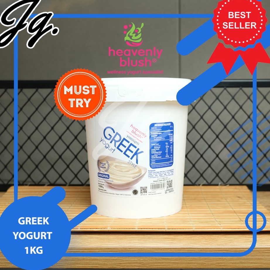 

Terbaru HEAVENLY BLUSH GREEK YOGURT 1 KG RASA ORIGINAL