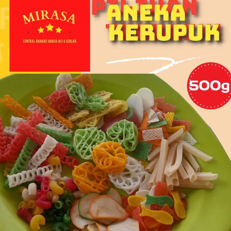 

Best Produk ANEKA BAHAN KERUPUK SEBLAK 1KG