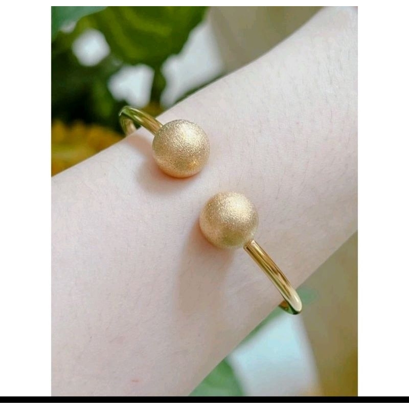 Gelang bangle  Titanium boba gelang tinju  anti karat