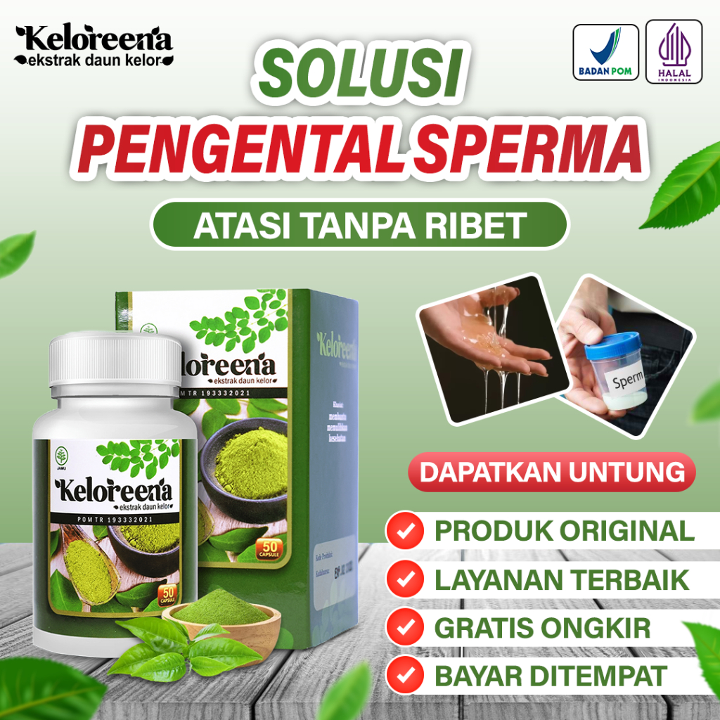 Obat Pengental Sperma Kesuburan Pria  Penambah Air Mani Sperma  Berkualitas Atasi Sperma Encer Promi