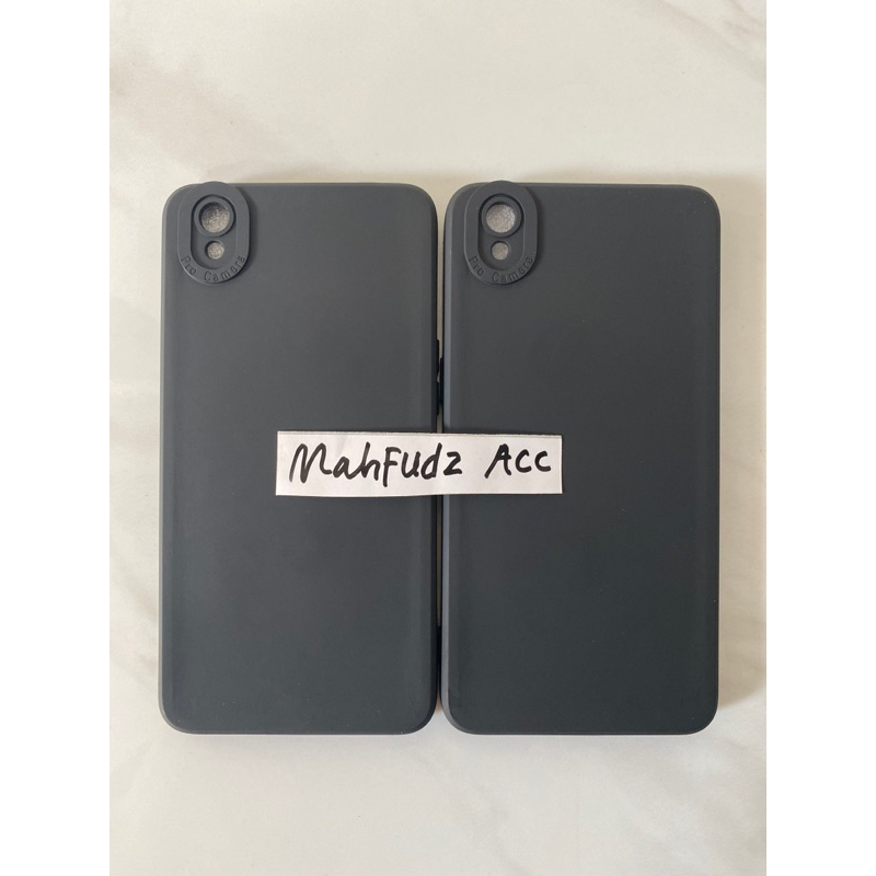 SOFTCASE FULL BLACK OPPO A37/NEO 9 CASE MACARON PRO CAMERA HITAM POLOS