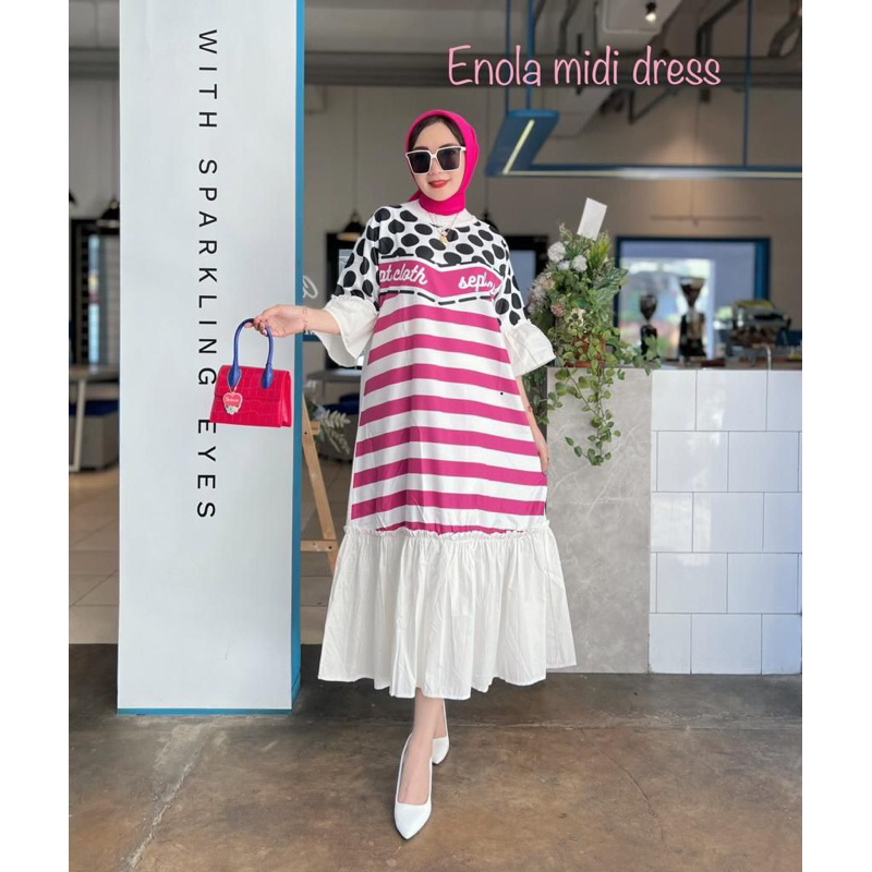 ENOLA MIDI DRESS BY SEPTEMBER.CLOTH