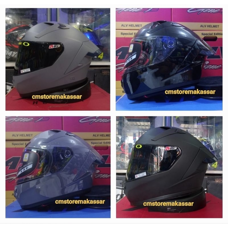 Helm ALV Genesis Full Face SNI Model Mirip KYT TTC TT Course