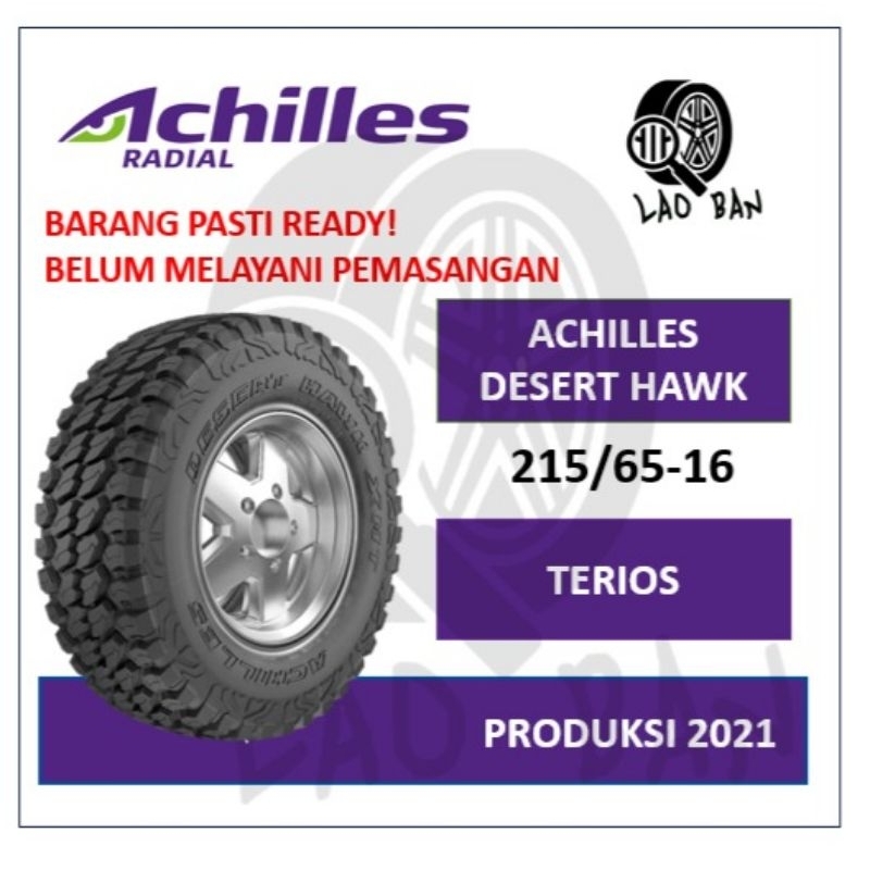 BAN MOBIL ACHILLES DESERT HAWK 215/65-16 TAHUN 2021