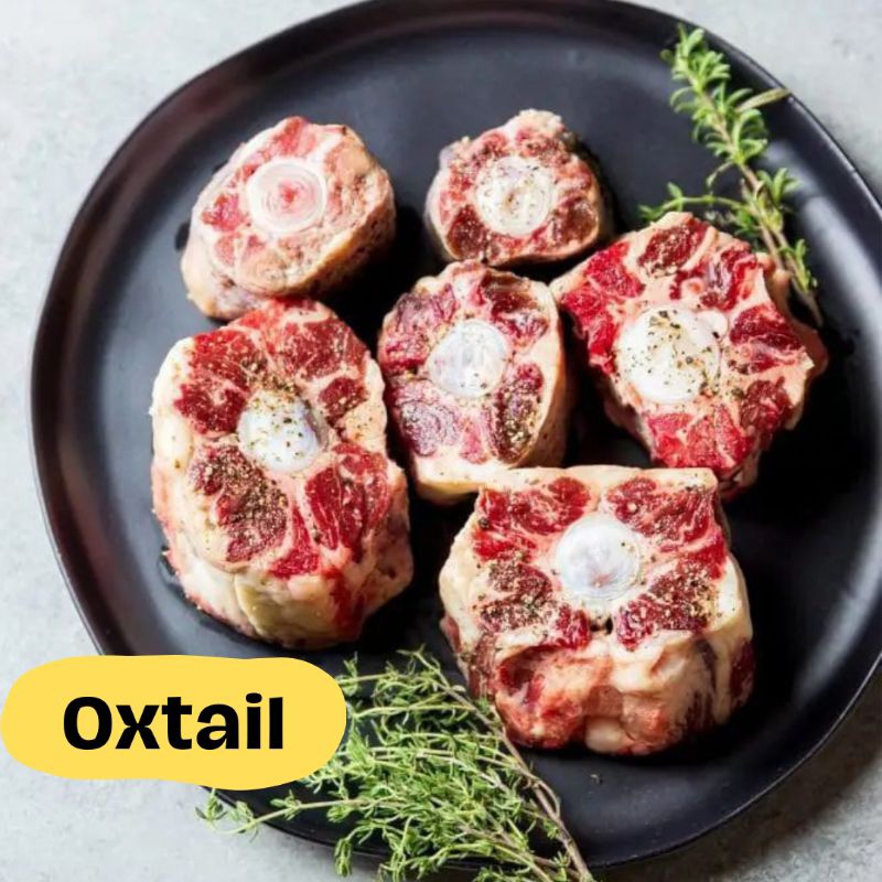 

Oxtail Buntut Sapi Premium Quality Organik Grass-fed beef TGF Halal 500gr